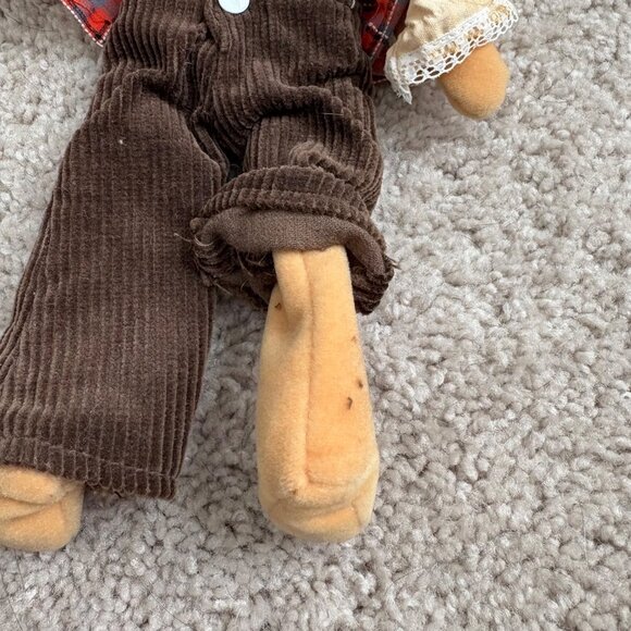Vintage Steiff 7875728 12” Thin Cloth Doll With Brown Corduroy Pants & Hat - Picture 7 of 11
